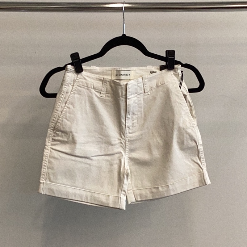 Stone Twill Cuffed Shorts